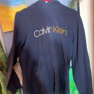 Calvin Klein hoodie blue size small